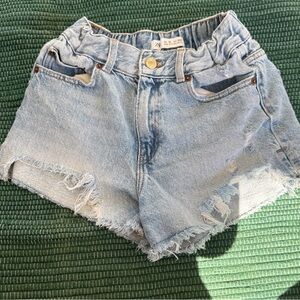 Zara Light Blue Jean Shorts
